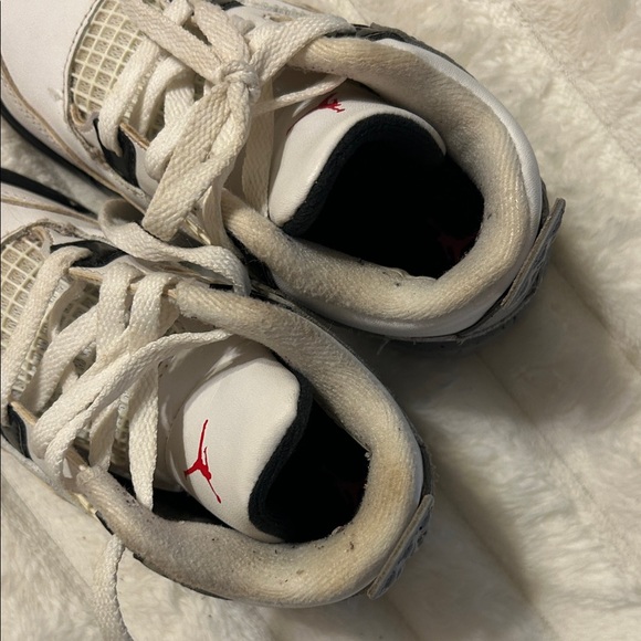 Jordan 4 Retro White Cement (Toddler) - Picture 8 of 14